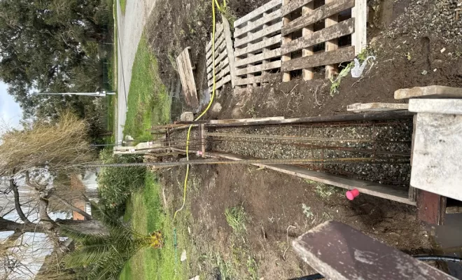 Réfection de clôture à Solaro, Ventiseri, MARE E MACHJA